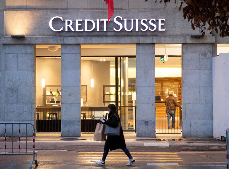 A Credit Suisse branch office in Bern, Switzerland. Reuters