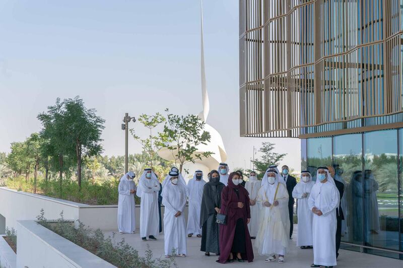 His Highness Sheikh Dr. Sultan bin Muhammad Al Qasimi, Supreme Council Member and Ruler of Sharjah inaugurated the House of Wisdom today. Courtesy NNC