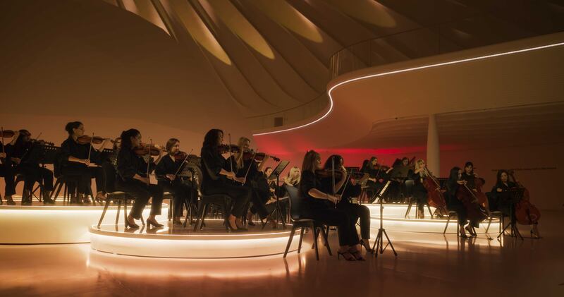 As it gears up to celebrate its second anniversary, the orchestra has released its latest performance, The Reinvent Series, which interprets the works of legendary composers. Photo: Expo City Dubai
