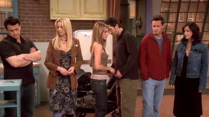 'The One Where They Say Goodbye' (s10, e17 and s10, e18): It’s a TV moment we will never forget. They are all in Monica and Chandler’s apartment (fun fact: each one of the gang lived in that apartment at one stage) at the end. They are moving out, and moving on. The tears are there for the storyline, but they’re there for the closing of a chapter' too. Sobs. We will always be there for 'Friends'. Courtesy Netflix
