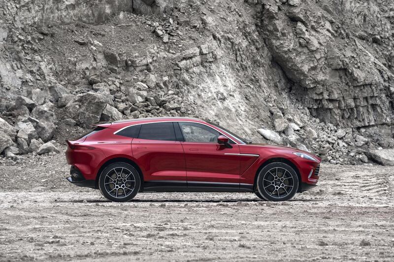 Aston Martin’s first SUV, the DBX, has been five years in the making. Photos courtesy Aston Martin