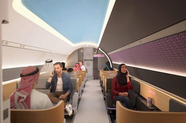 Groundbreaking design shows end-to-end passenger experience for the 21st century. courtesy: Virgin Hyperloop media.