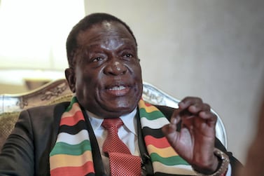 Zimbabwean President Emmerson Mnangagwa took over a country destroyed under his predecessor's watch but has struggled to bring about a much-needed economic recovery. Victor Besa/The National 