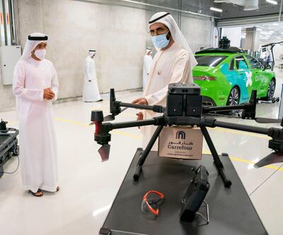 Sheikh Mohammed bin Rashid visits Dubai Future Labs.