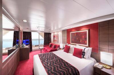 A suite on the 'MSC Poesia'. Photo: MSC Cruises 