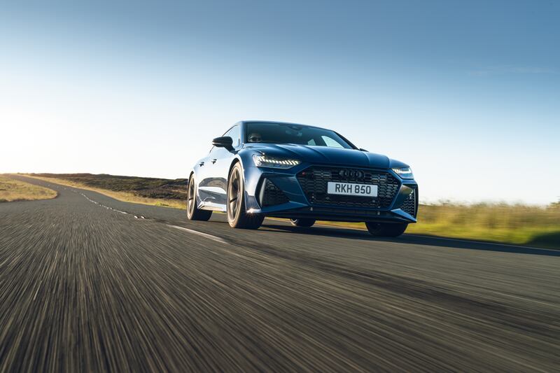The RS7 can go from 0-100kph in 3.4 seconds. All photos: Audi