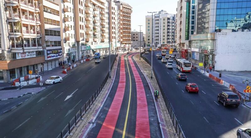 This 4.3km stretch of road through Karama and the souq district will prevent public transport from being caught up in traffic jams. Courtesy: RTA