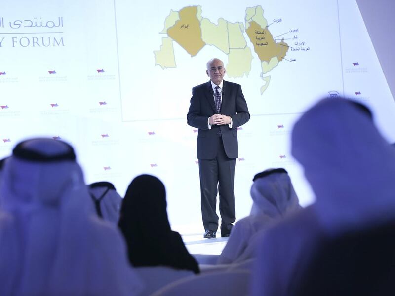 Masood Ahmed, director of the IMF’s Middle East and Central Asia Department, speaks. Ihsan Naji / Al Ittihad