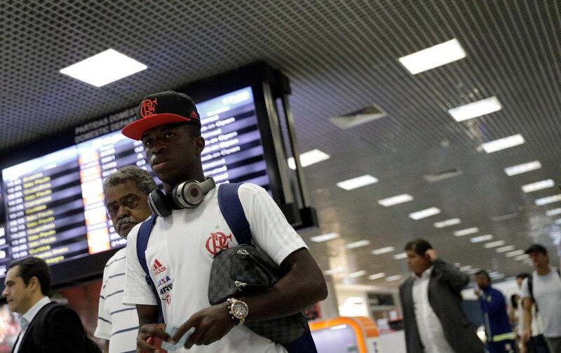 Vinicius Junior has been signed by Real Madrid in a deal which will reportedly make him the second most expensive player signed from the Brazilian league. Ricardo Moraes / Reuters
