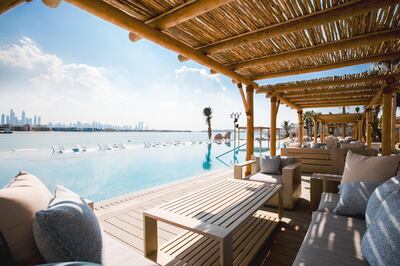 A VIP cabana at White Beach. Courtesy Atlantis, The Palm