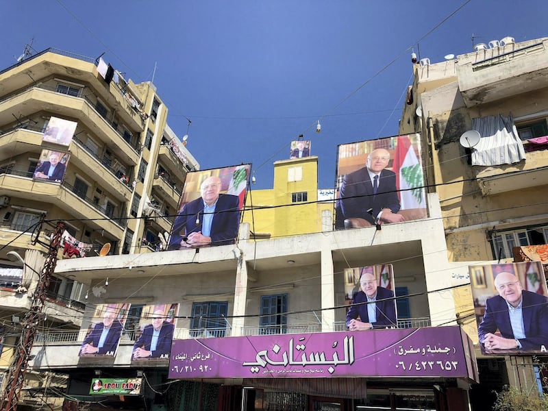 <p>The election poster scene in Tripoli ahead of Sunday&#39;s elections. India Stoughton</p>
