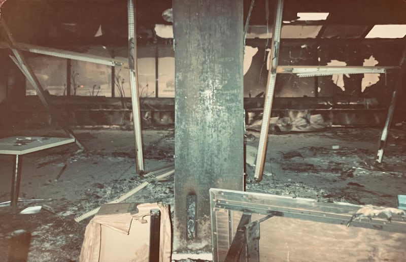 Kuwait airport was severely damaged during the war. Courtesy: Christine Rendel