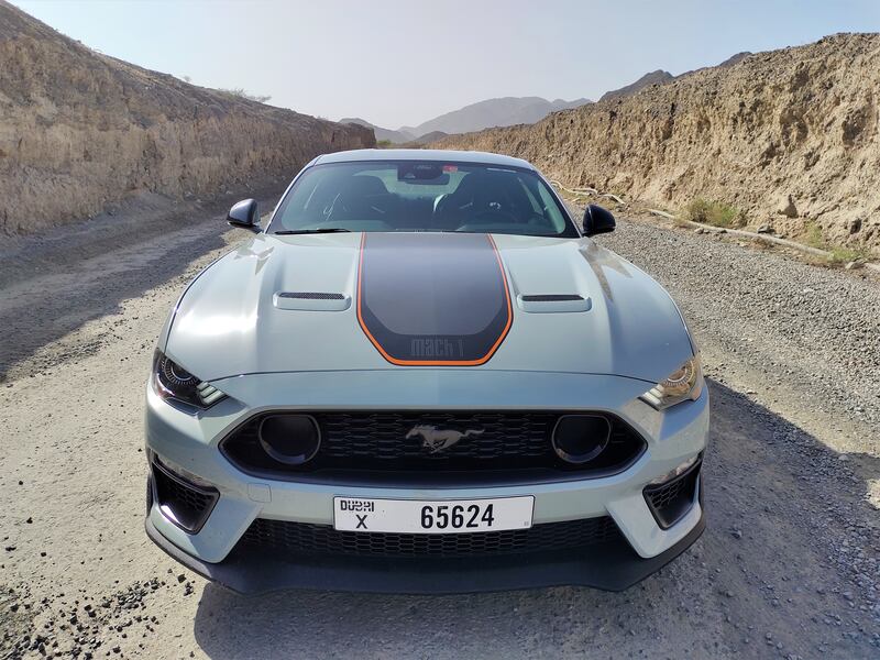 Ford bills the Mach 1 as the 'most track-capable 5.0-litre Mustang ever', thanks to a beefed-up suspension and 480hp output.