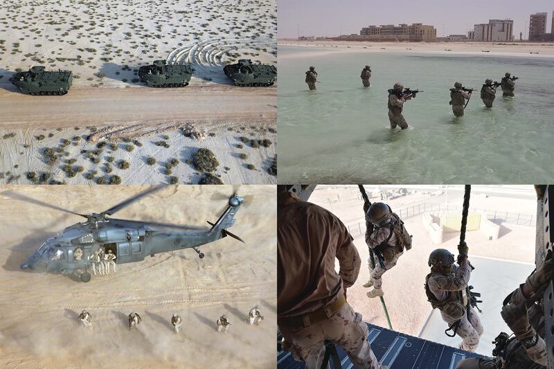 Armed forces from the UAE and the United States have strengthened their military ties in a major training exercise taking place in Abu Dhabi, 19th March 2020. WAM