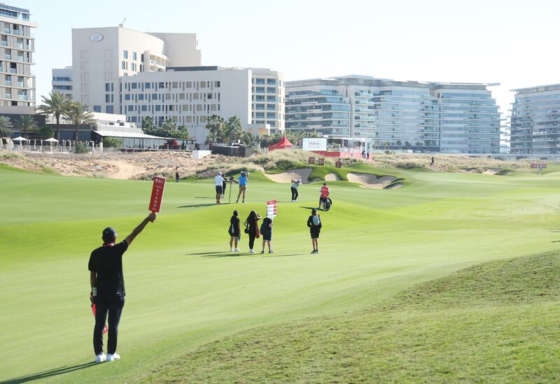 Italian Francesco Molinari plays his second shot on the 12th hole. Getty