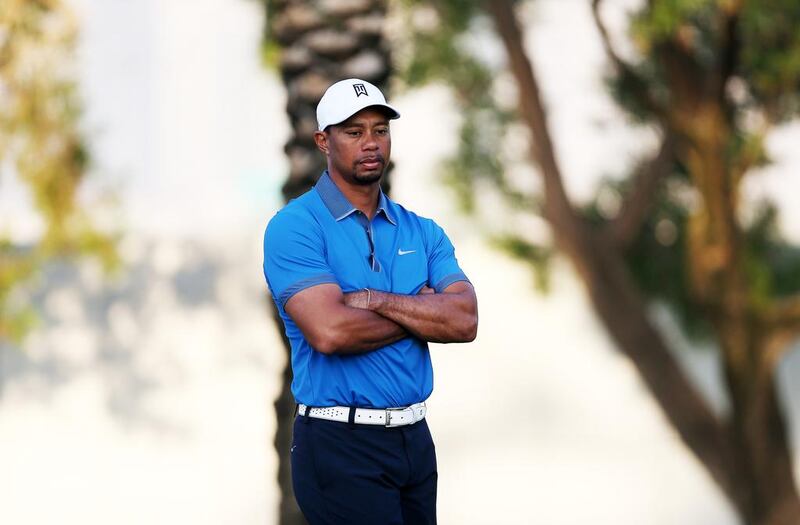 Tiger Woods had a consecutive bad week but he was more focused on preserving his fitness, by his own admission. Pawan Singh / The National