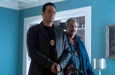 Mel Gibson and Vince Vaughn in Dragged Across Concrete (2018)