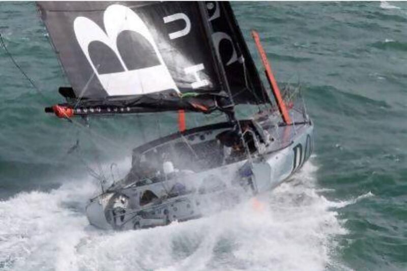 The sailing boats that are piloted around the world in the Vendee Globe must be strong enough to take the worst of the sea's fury yet light enough to be competitive. Alastair Pullen for The National