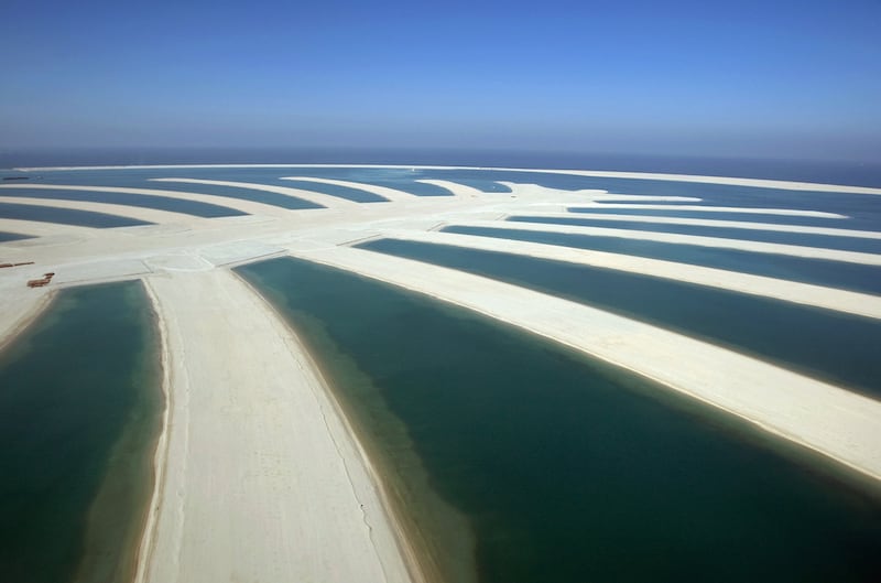 An aerial view of The Palm Jebel Ali in Dubai. Reuters