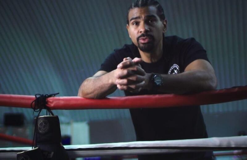 Former world heavyweight champion David Haye said in 2016 that after going 'green', he is "fitter than I've ever been." Courtesy Special Olympics World Games Abu Dhabi