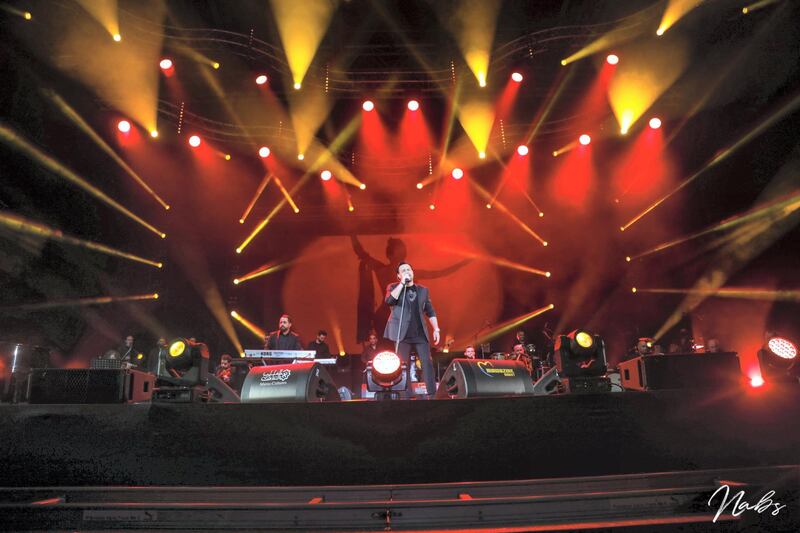 Assi El Hallani performs at Mawazine Festival in Rabat, Morocco on June 22, 2019. Courtesy Mawazine Festival.