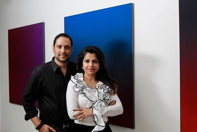 Rajeeb and Nadia Samdani, founders of the Samdani Art Foundation and Dhaka Art Summit. Noor Photoface