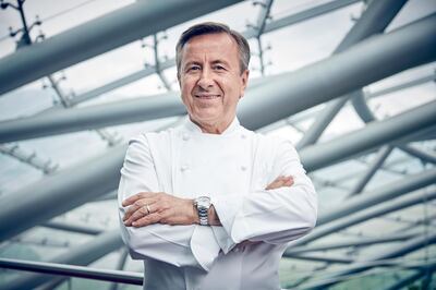 Daniel Boulud, guest chef July 2017, portrait, Restaurant Ikarus, Hangar-7, Salzburg, Austria, 2017 07 01 / Daniel Boulud, Gastkoch Juli 2017, Portrait, Restaurant Ikarus, Hangar-7, Salzburg, Österreich, 2017 07 01