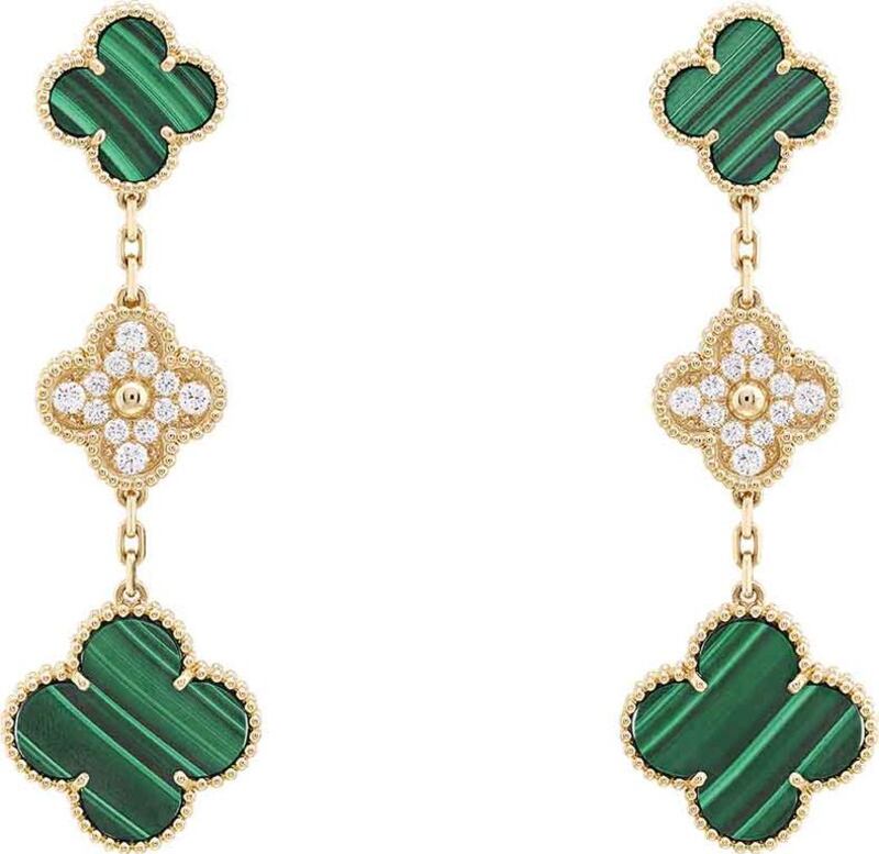 Magic Alhambra earrings. Courtesy Van Cleef & Arpels