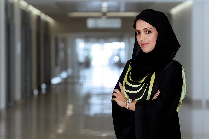 Noura Abbas Ahmed, head of training and business development at the Emirates Institute for Banking and Financial Studies in Dubai. Satish Kumar / The National