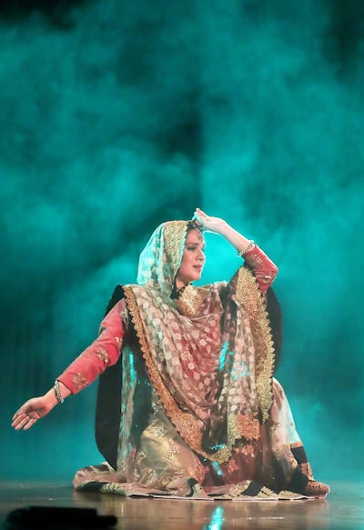 Kathak dancer Manjari Chaturvedi performing at the India International Centre, New Delhi Courtesy of Monica Dawar Photography   