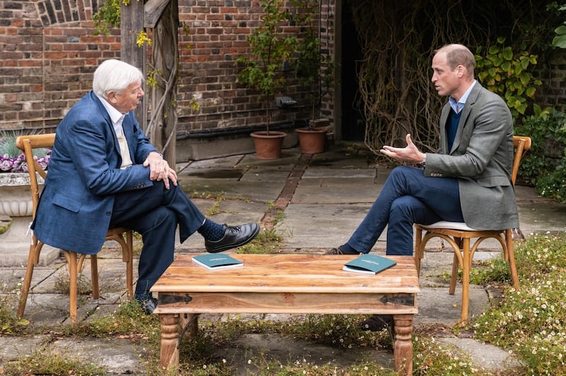 Prince William is launching the prize alongside naturalist Sir David Attenborough. Getty Images