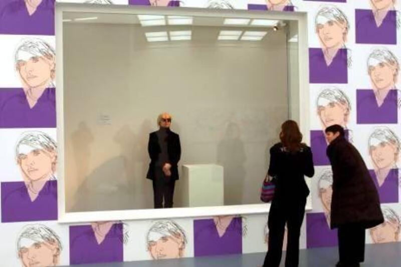 The late Andy Warhol's 1985 work Invisible Sculpture on display at the Museum Kunst Palast in Dusseldorf, Germany in 2004. 
Federico Gambarini / picture-alliance / dpa / AP Images