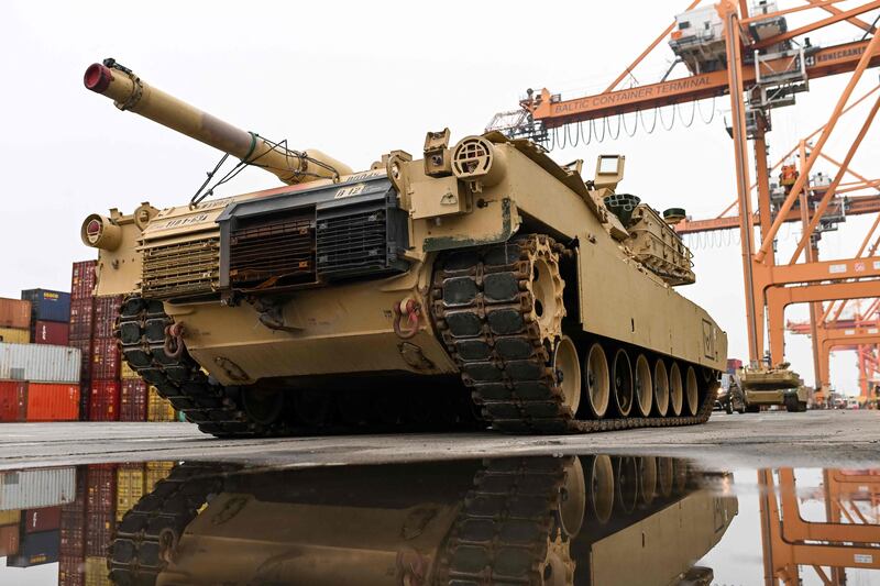The Polish government in January 2023 signed a deal to buy 116 Abrams tanks from the US. AFP