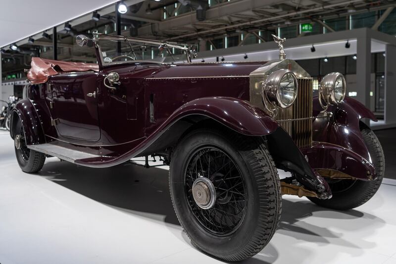 A Rolls-Royce Phantom I from 1925 on display. EPA