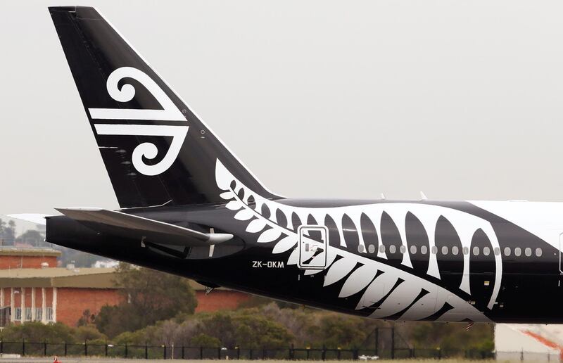 FILE PHOTO: An Air New Zealand Boeing 777-300ER plane taxis after landing at Kingsford Smith International Airport in Sydney, Australia, February 22, 2018. REUTERS/Daniel Munoz/File Photo