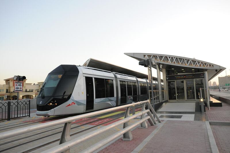 Dubai Tram timings will be adjusted during the New Year holiday. Courtesy RTA
