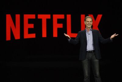 Reed Hastings, founder and executive chairman of Netflix. AFP