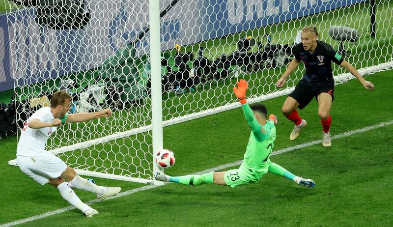 Harry Kane 5 - so much expected of England's captain but he was so short of service. Hit the post from a few yards when he should of scored but the flag may have seen it disallowed. Given some rough treatment by Croatia's defence and did much of his work outside the box. Getty Images