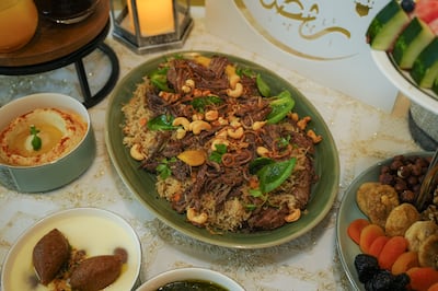 Roasted lamb ouzi at Brasserie on 1. Photo: Brasserie on 1