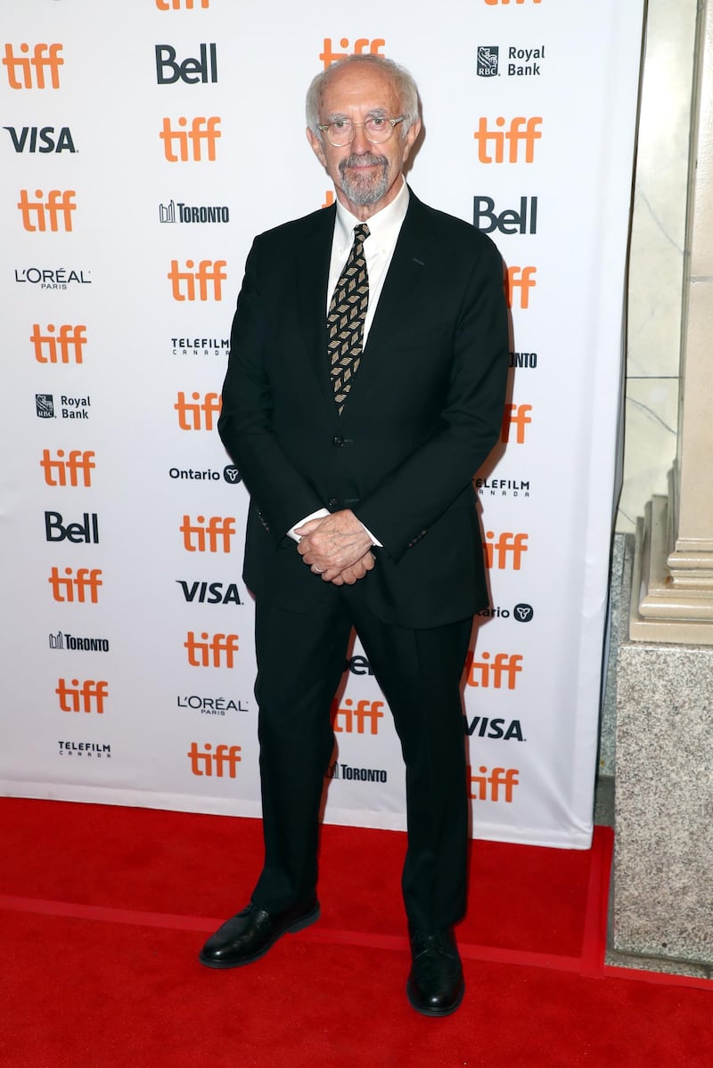 Jonathan Pryce attends 'The Two Popes' premiere during the 2019 Toronto International Film Festival on September 9, 2019. AFP