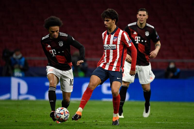 RW Joao Felix, Atletico Madrid. The €120m kid looks more and more the real deal. He bewildered Bayern, the European champions, with his dexterity and skill. AFP