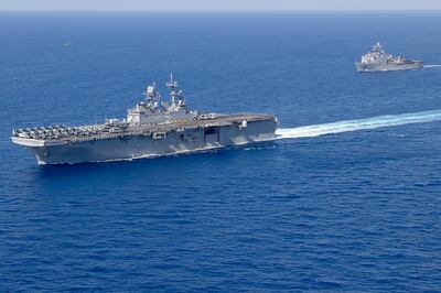  The Wasp-class amphibious assault ship USS Bataan. Photo: US Navy 