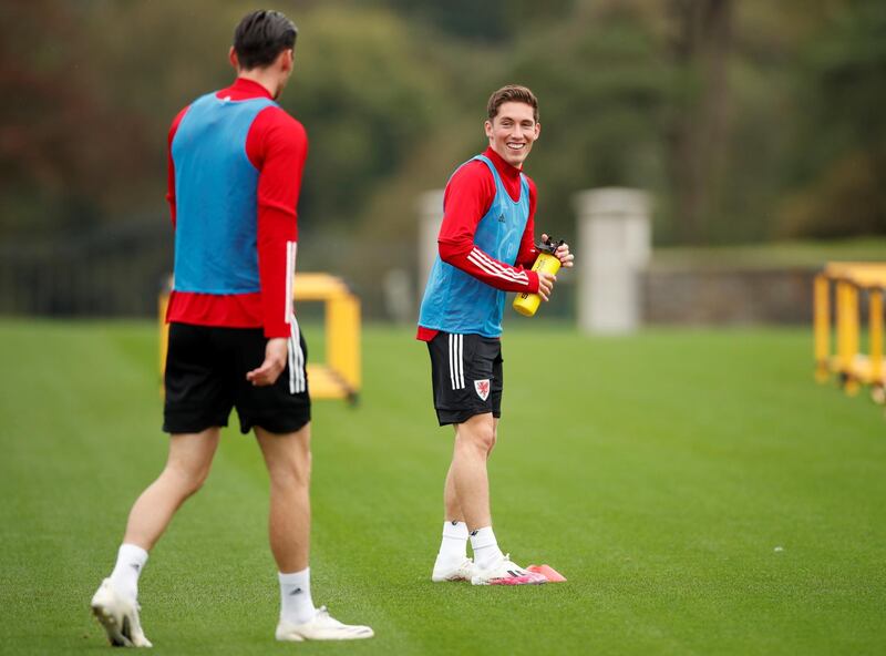 Wales' Liverpool winger Harry Wilson. Reuters