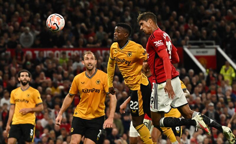 Monday, August 14 - Manchester United 1 (Varane 76') Wolves 0: Raphael Varane's late header earned United a fortunuate win over Wolves, who were denied a last-gasp penalty when United goalkeeper Andre Onana clattered into Sasa Kalajdzic. "It looked like the keeper nearly took our forward's head off ... you go for the ball and clatter the player that hard, it is a penalty," said Wolves manager Gary O'Neil. Reuters