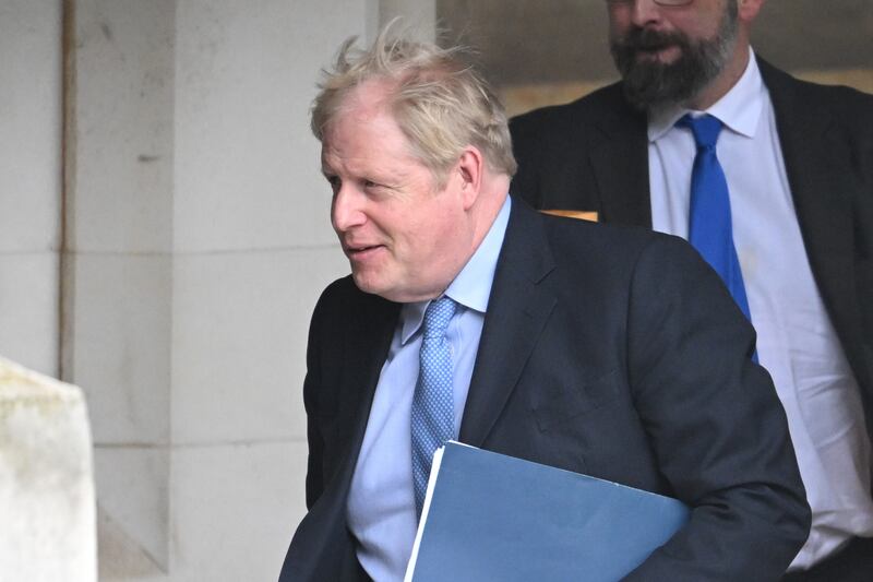 Boris Johnson is awaiting the outcome of the privileges committee's inquiry into whether he deliberately misled MPs over Downing Street parties during lockdown. Getty