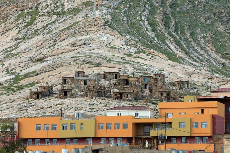 A general view of Al-Qush village which was re-built in a way that mimics how Christians in the district lived in ancient times, in Nineveh, Iraq. Reuters