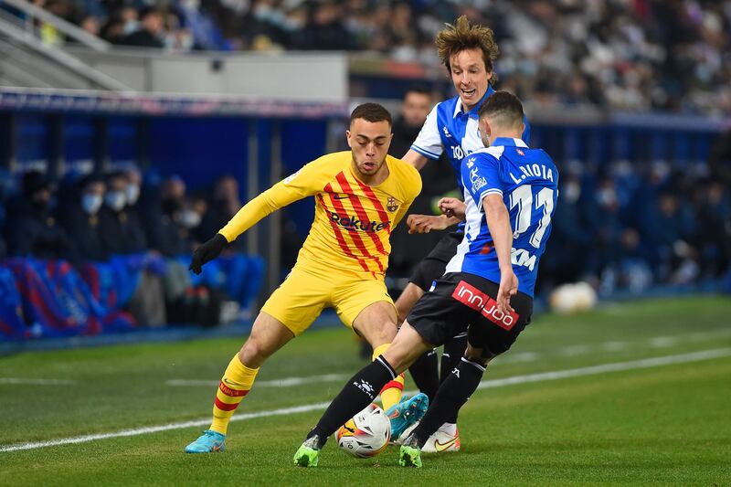 Sergino Dest – 5. Started ahead of the rested Dani Alves. Attacked down the wing, but the Catalans had little first half joy against a side who defended deep. Xavi said: “Maybe we need more time than we thought we would," before the game. On this evidence, he was right. AFP