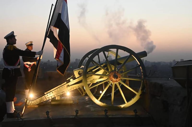 After a 30-year hiatus, the Ramadan cannon at Cairo's Citadel will be fired again on Tuesday. Egypt Ministry of Tourism and Antiquities