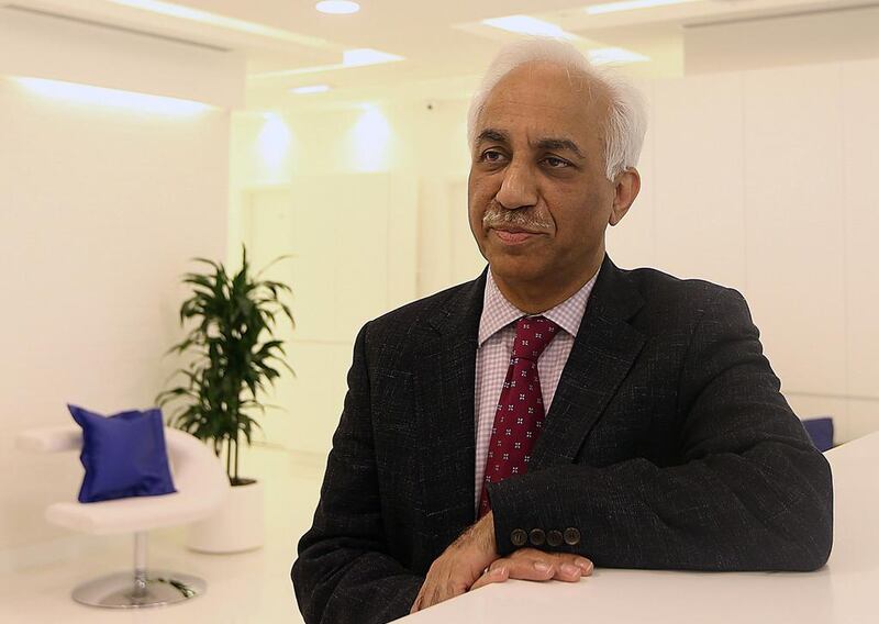 Pankaj Shrivastav, director of Conceive Gynaecology and Fertility Hospital in Dubai, says having children later in life has been made easier and safer with advances in infertility treatments. Satish Kumar / The National