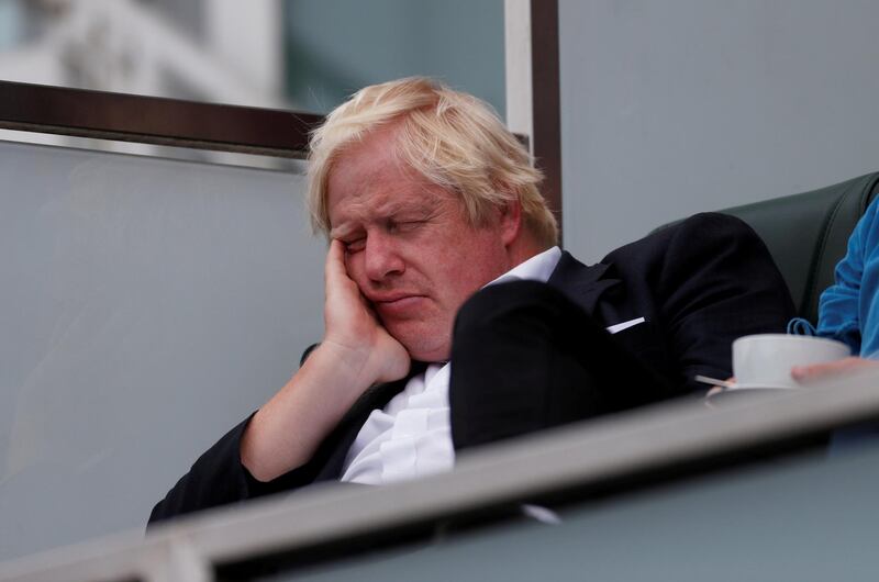 Cricket - England v India - Fifth Test - Kia Oval, London, Britain - September 8, 2018   Boris Johnson in the stands   Action Images via Reuters/Paul Childs      TPX IMAGES OF THE DAY